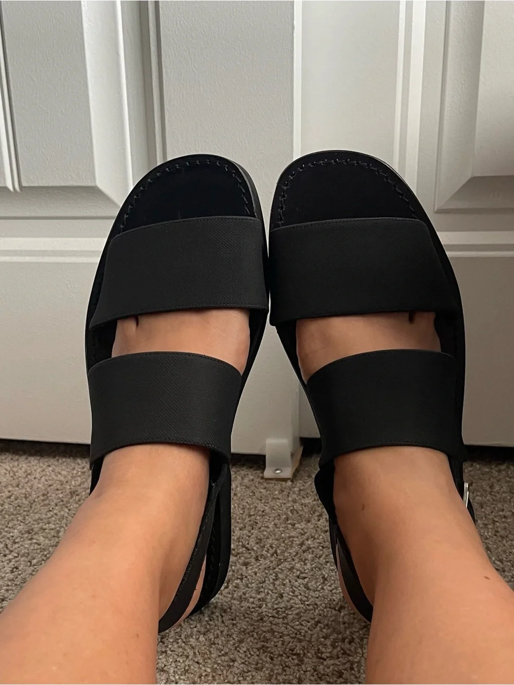 Bruno Magli vintage Black Men's leather Sandals